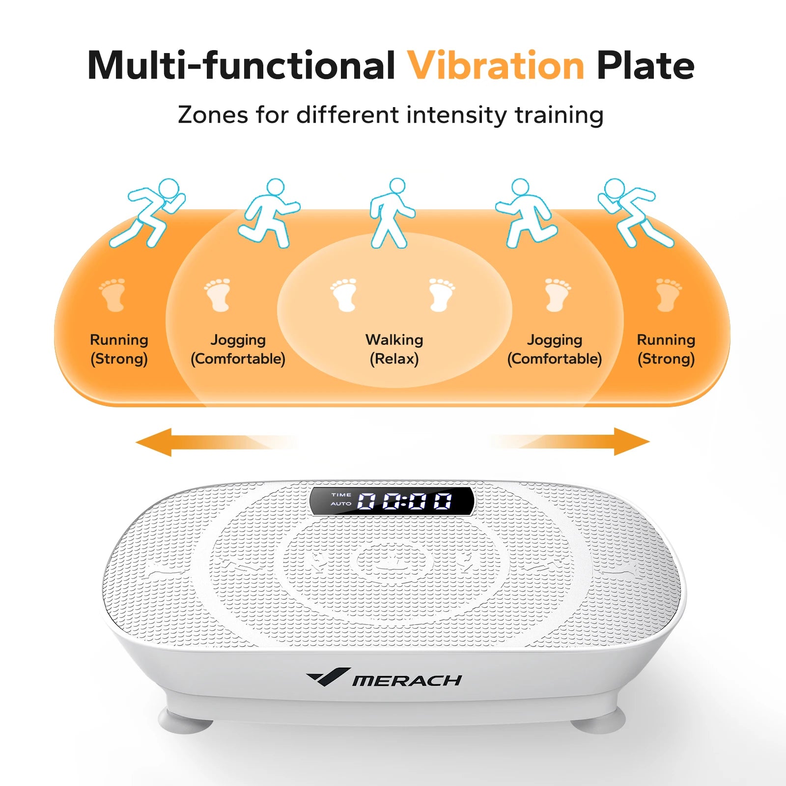Vibration Plate Exercise Machine Whole Body Workout Power Vibrate Fitness Platform Vibration Plate Weight Loss & Shaping